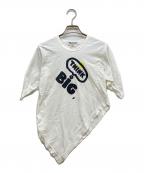 COMME des GARCONS COMME des GARCONSコムデギャルソン コムデギャルソン）の古着「変形Tシャツ」｜ホワイト