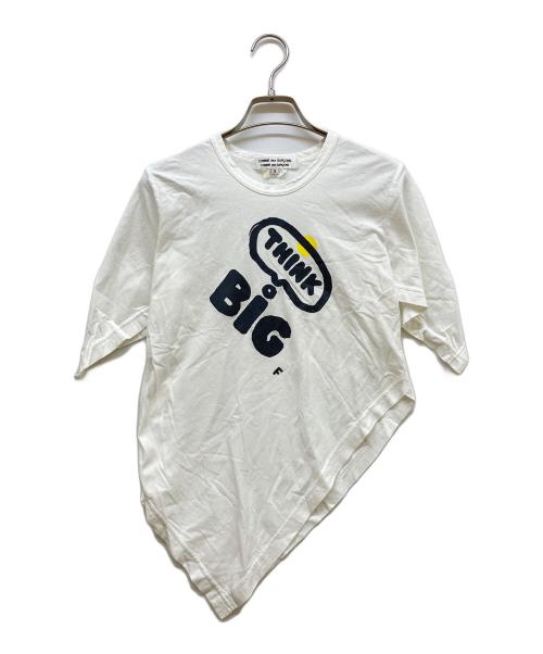 COMME des GARCONS COMME des GARCONS（コムデギャルソン コムデギャルソン）COMME des GARCONS COMME des GARCONS (コムデギャルソン コムデギャルソン) 変形Tシャツ ホワイト サイズ:SIZE Sの古着・服飾アイテム