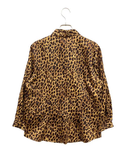 LAUREN RALPH LAUREN（ローレンラルフローレン）LAUREN RALPH LAUREN (ローレンラルフローレン) レオパードシャツ ベージュ×ブラウン サイズ:Mの古着・服飾アイテム