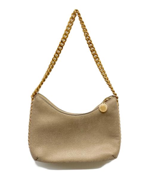 STELLA McCARTNEY（ステラマッカートニー）STELLA McCARTNEY (ステラマッカートニー) FALABELLA ZIP MINI SHOULDER BAG ベージュの古着・服飾アイテム