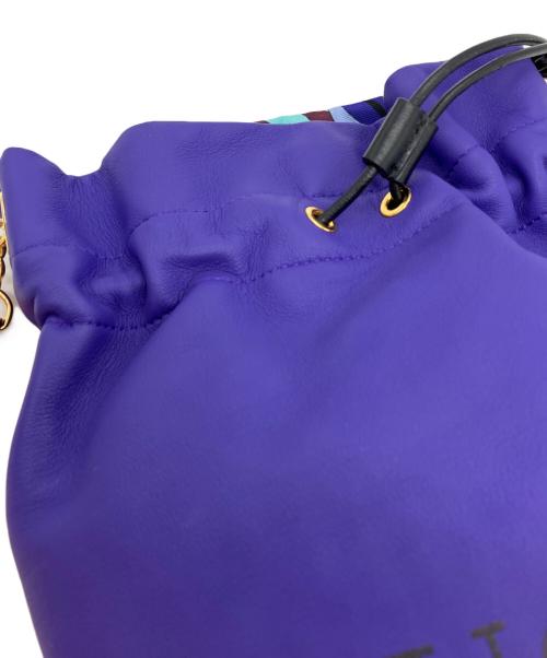Emilio Pucci（エミリオ プッチ）Emilio Pucci (エミリオ プッチ) ショルダーポーチ パープルの古着・服飾アイテム