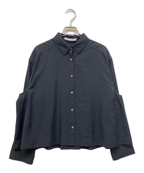 23区（ニジュウサンク）23区 (ニジュウサンク) シアータンブラー シャツ ブラック サイズ:SIZE Mの古着・服飾アイテム