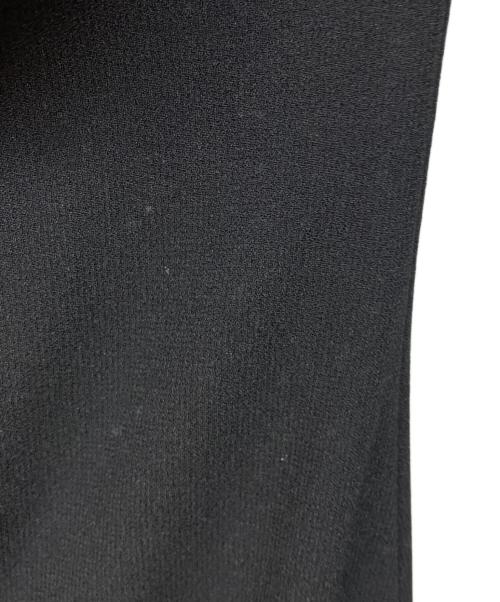 anuans（アニュアンス）anuans (アニュアンス) トリアセバックサテンフレアパンツ ブラック サイズ:1の古着・服飾アイテム