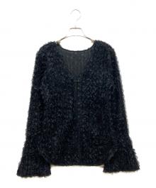 Ameri（アメリ）の古着「FURYL JACQUARD TOP」｜ブラック