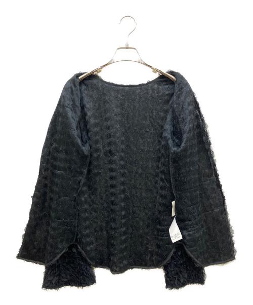 Ameri（アメリ）Ameri (アメリ) FURYL JACQUARD TOP ブラック サイズ:Fの古着・服飾アイテム