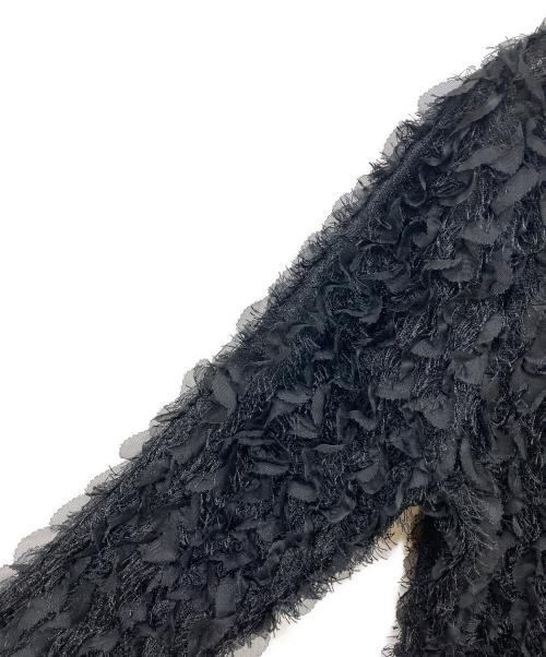 Ameri（アメリ）Ameri (アメリ) FURYL JACQUARD TOP ブラック サイズ:Fの古着・服飾アイテム