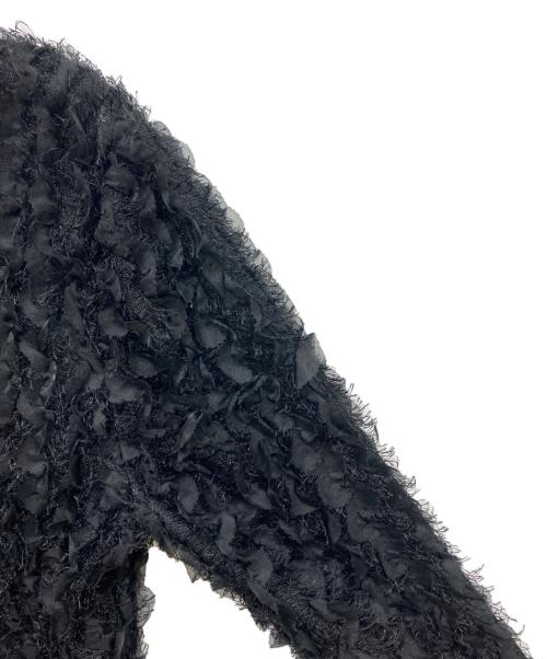 Ameri（アメリ）Ameri (アメリ) FURYL JACQUARD TOP ブラック サイズ:Fの古着・服飾アイテム