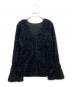Ameri（アメリ）の古着「FURYL JACQUARD TOP」｜ブラック