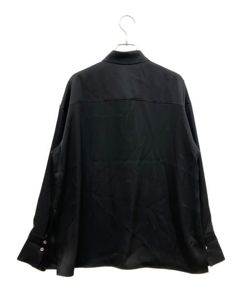 Noble（ノーブル）Noble (ノーブル) ルナサテンドレープシャツ ブラック サイズ:-の古着・服飾アイテム