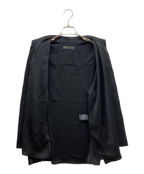 Noble（ノーブル）Noble (ノーブル) ルナサテンドレープシャツ ブラック サイズ:-の古着・服飾アイテム