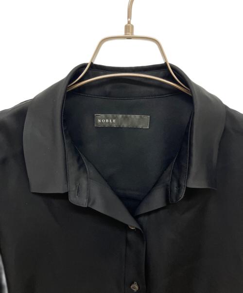 Noble（ノーブル）Noble (ノーブル) ルナサテンドレープシャツ ブラック サイズ:-の古着・服飾アイテム