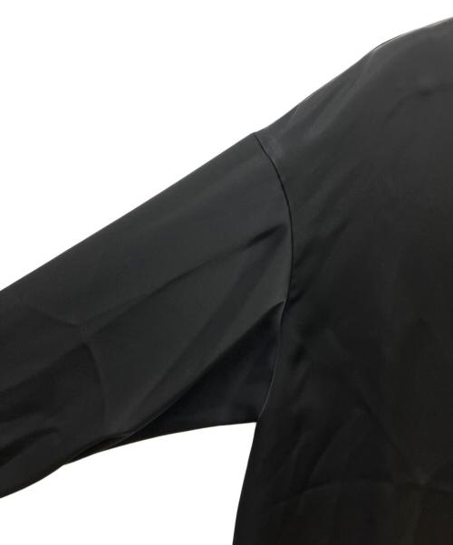 Noble（ノーブル）Noble (ノーブル) ルナサテンドレープシャツ ブラック サイズ:-の古着・服飾アイテム
