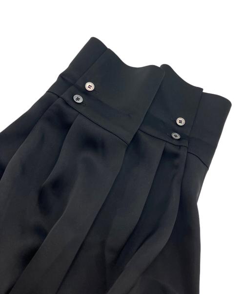 Noble（ノーブル）Noble (ノーブル) ルナサテンドレープシャツ ブラック サイズ:-の古着・服飾アイテム