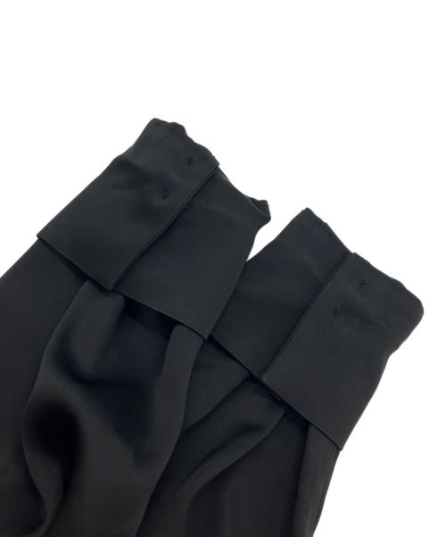 Noble（ノーブル）Noble (ノーブル) ルナサテンドレープシャツ ブラック サイズ:-の古着・服飾アイテム