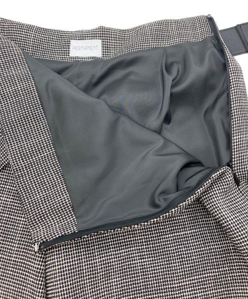COLUMN PERMANENT（カラム・パーマネント）COLUMN PERMANENT (カラム・パーマネント) ラップショートパンツ グレー サイズ:SIZE36の古着・服飾アイテム