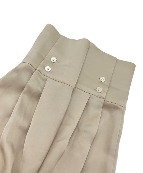 Noble（ノーブル）Noble (ノーブル) ルナサテンドレープシャツ ベージュ サイズ:-の古着・服飾アイテム