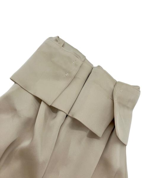 Noble（ノーブル）Noble (ノーブル) ルナサテンドレープシャツ ベージュ サイズ:-の古着・服飾アイテム