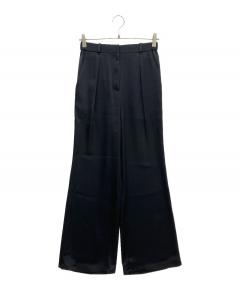 中古・古着通販】Noble (ノーブル) ルナサテンドレープシャツ ブラック