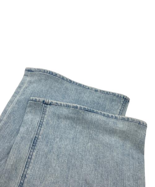 YANUK（ヤヌーク）YANUK (ヤヌーク) ワイドフレア デニムパンツ インディゴ サイズ:21の古着・服飾アイテム