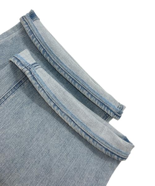 YANUK（ヤヌーク）YANUK (ヤヌーク) ワイドフレア デニムパンツ インディゴ サイズ:21の古着・服飾アイテム