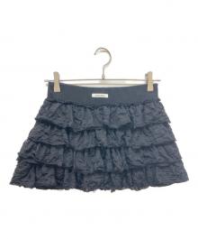 CRANK SEOUL（クランクソウル）の古着「Cancan frill mini skirt」｜ブラック