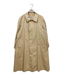 Aquascutum（アクアスキュータム）の古着「ステンカラーコート」｜ベージュ
