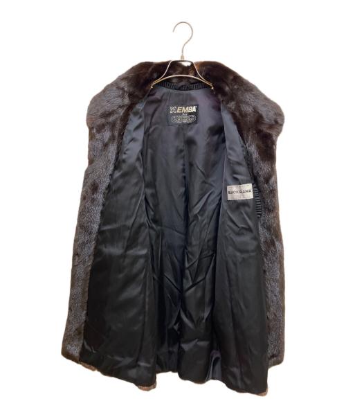 EMBA（エンバ）EMBA (エンバ) ブラックミンクファーコート ブラウン サイズ:-の古着・服飾アイテム