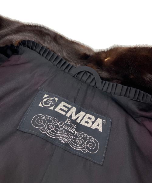 EMBA（エンバ）EMBA (エンバ) ブラックミンクファーコート ブラウン サイズ:-の古着・服飾アイテム