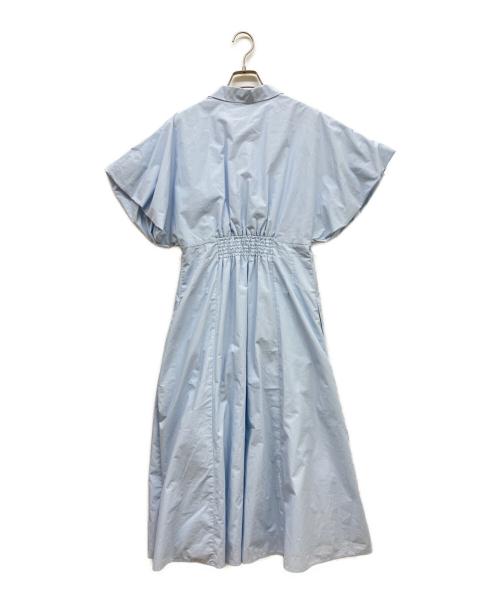 CELFORD（セルフォード）CELFORD (セルフォード) メタルボタンタックシャツワンピース スカイブルー サイズ:SIZE Mの古着・服飾アイテム