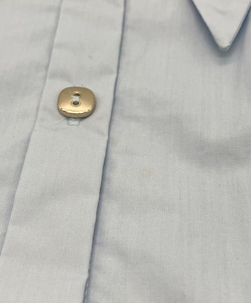 CELFORD（セルフォード）CELFORD (セルフォード) メタルボタンタックシャツワンピース スカイブルー サイズ:SIZE Mの古着・服飾アイテム