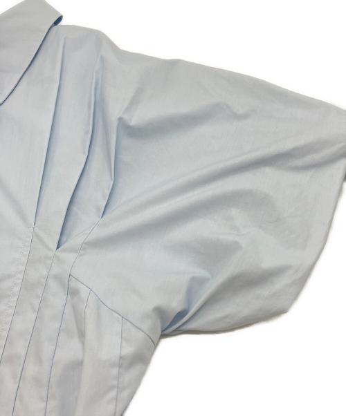 CELFORD（セルフォード）CELFORD (セルフォード) メタルボタンタックシャツワンピース スカイブルー サイズ:SIZE Mの古着・服飾アイテム