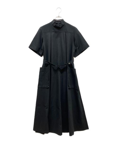 foufou（フーフー）foufou (フーフー) ドイツメディカルハイネックドレス ブラック サイズ:1の古着・服飾アイテム