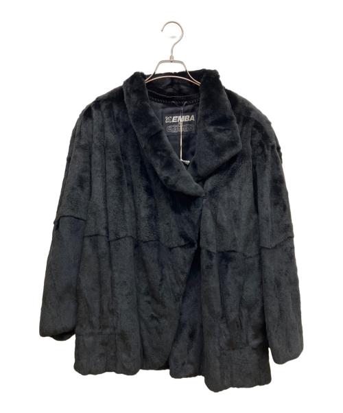EMBA（エンバ）EMBA (エンバ) ミンクファージャケット ブラック サイズ:-の古着・服飾アイテム