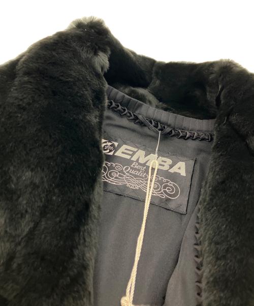 EMBA（エンバ）EMBA (エンバ) ミンクファージャケット ブラック サイズ:-の古着・服飾アイテム