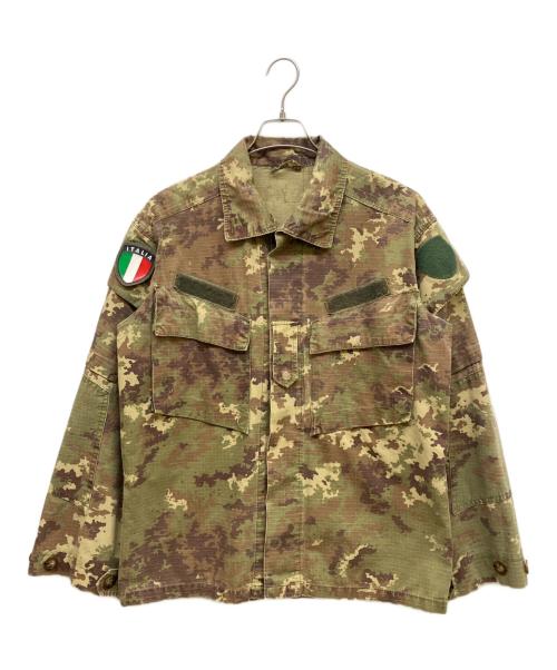 nobrand（ノーブランド）nobrand (ノーブランド) ベジタートカモ コンバットジャケット オリーブ サイズ:-の古着・服飾アイテム