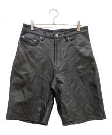 ATMOS（アトモス）の古着「Sheep Leather Buggy Shorts BLACK」｜ブラック