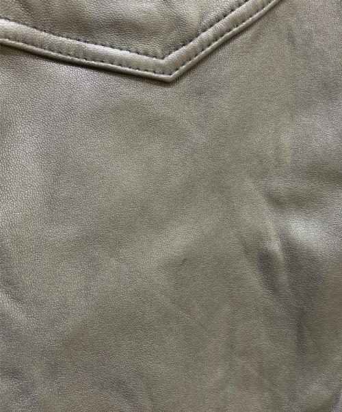 ATMOS（アトモス）ATMOS (アトモス) Sheep Leather Buggy Shorts BLACK ブラック サイズ:SIZE Lの古着・服飾アイテム