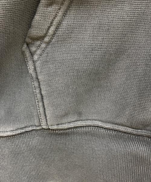 stussy（ステューシー）stussy (ステューシー) ZIP HOODIE PIGMENT DYED グレー サイズ:SIZE Mの古着・服飾アイテム
