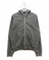 stussy（ステューシー）の古着「ZIP HOODIE PIGMENT DYED」｜グレー