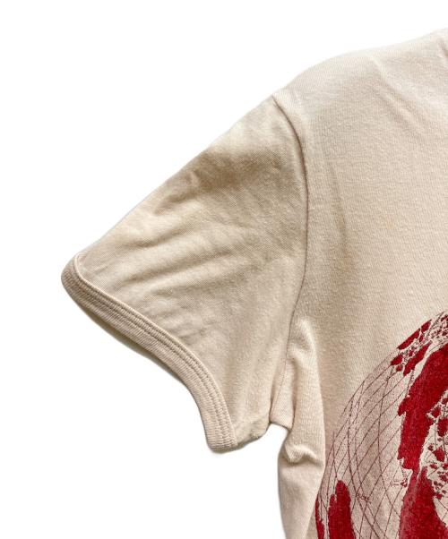 Vivienne Westwood ANGLOMANIA（ヴィヴィアンウエストウッドアングロマニア）Vivienne Westwood ANGLOMANIA (ヴィヴィアンウエストウッドアングロマニア) ハートワールドプリントTシャツ ピンク サイズ:XSの古着・服飾アイテム