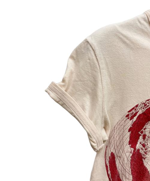 Vivienne Westwood ANGLOMANIA（ヴィヴィアンウエストウッドアングロマニア）Vivienne Westwood ANGLOMANIA (ヴィヴィアンウエストウッドアングロマニア) ハートワールドプリントTシャツ ピンク サイズ:XSの古着・服飾アイテム