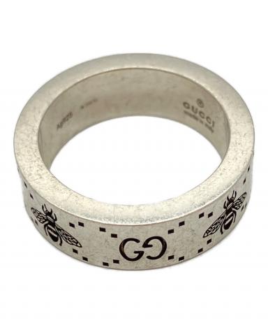 中古・古着通販】GUCCI (グッチ) GG＆ビーモチーフリング サイズ:11号 