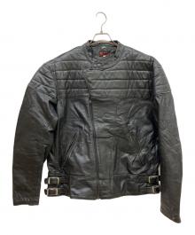 DAINESE（ダイネーゼ）の古着「70’s-80’sレザージャケット」｜ブラック