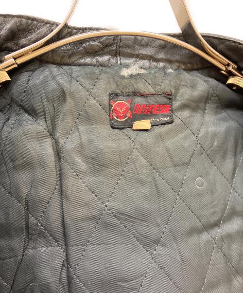DAINESE（ダイネーゼ）DAINESE (ダイネーゼ) 70’s-80’sレザージャケット ブラック サイズ:SIZE 56の古着・服飾アイテム