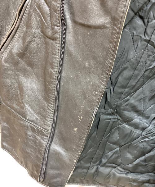 DAINESE（ダイネーゼ）DAINESE (ダイネーゼ) 70’s-80’sレザージャケット ブラック サイズ:SIZE 56の古着・服飾アイテム
