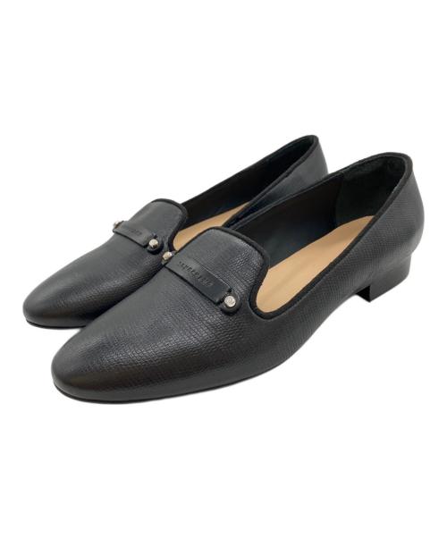 LONGCHAMP（ロンシャン）LONGCHAMP (ロンシャン) レザーパンプス ブラック サイズ:SIZE 37の古着・服飾アイテム