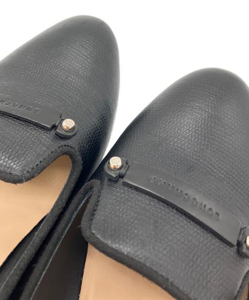 LONGCHAMP（ロンシャン）LONGCHAMP (ロンシャン) レザーパンプス ブラック サイズ:SIZE 37の古着・服飾アイテム