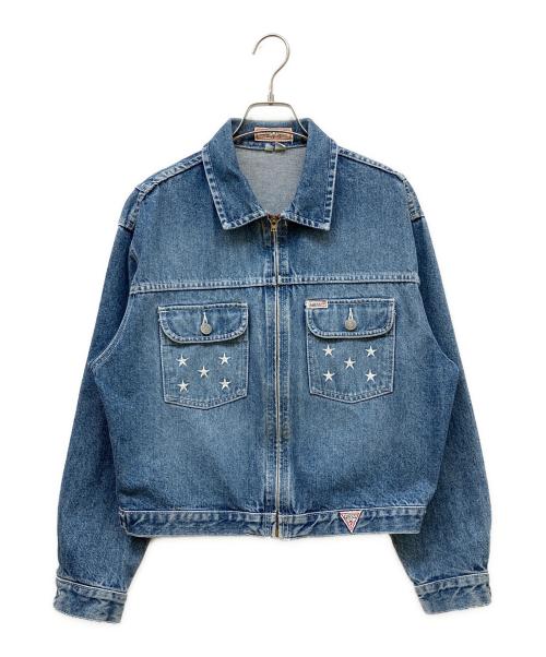 GUESS（ゲス）GUESS (ゲス) 90sデニムジャケット インディゴ サイズ:Mの古着・服飾アイテム