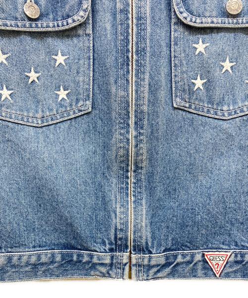 GUESS（ゲス）GUESS (ゲス) 90sデニムジャケット インディゴ サイズ:Mの古着・服飾アイテム