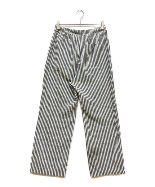 OHOTORO（オオトロ）OHOTORO (オオトロ) ストライプパンツ ホワイト×グレー サイズ:SIZE Mの古着・服飾アイテム